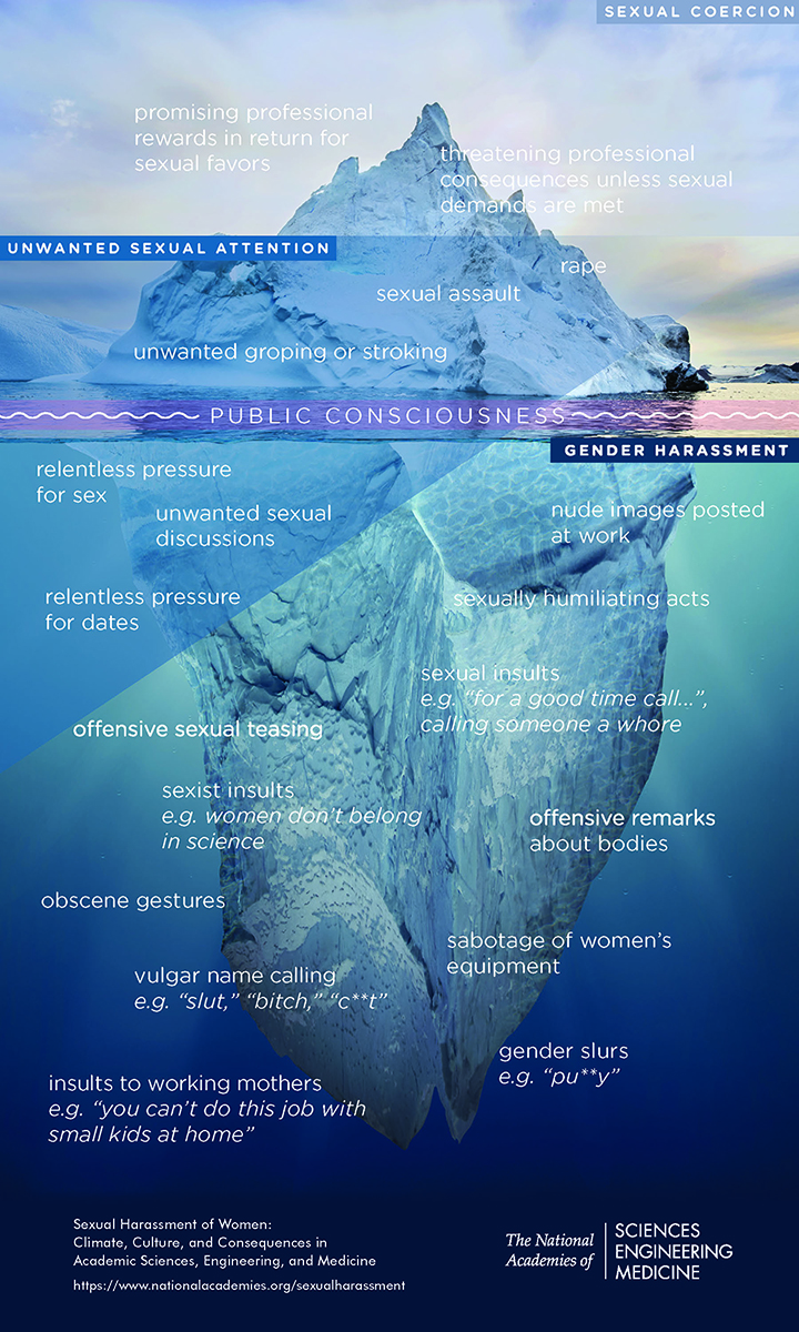 Sexual Harassment Iceberg Image